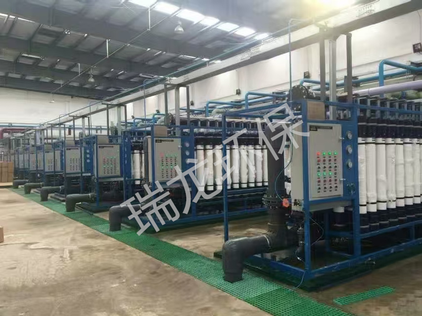 瑞龍環保水處理案例—大型反滲透前處理，超濾系統